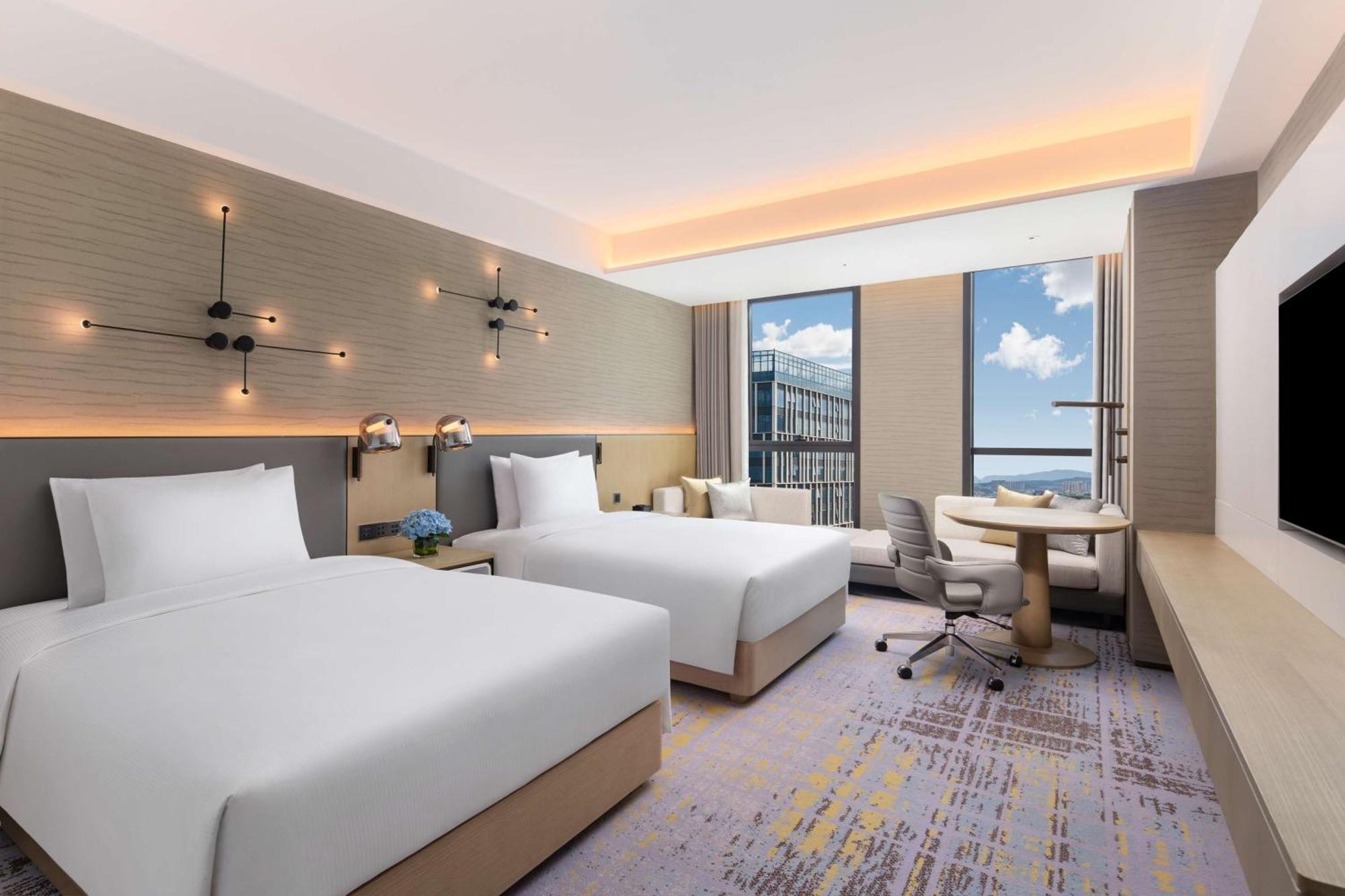 Doubletree By Hilton Kunming Airport Hotel Bagian luar foto